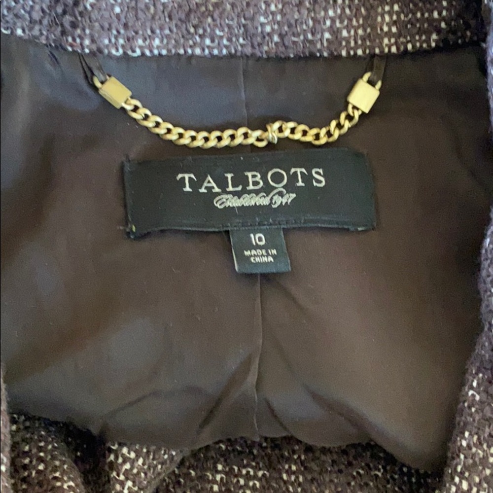 Talbots tweed blazer - Picture 3 of 6